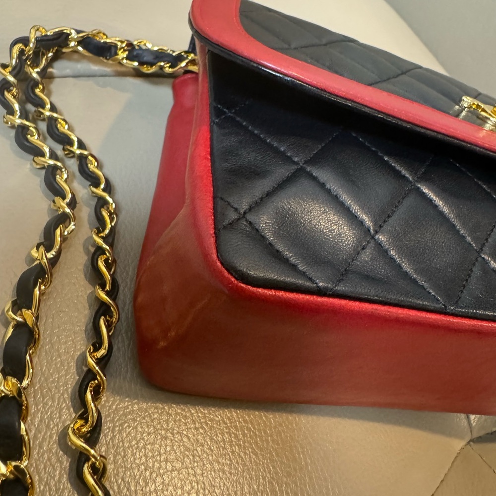 CHANEL Rare Vintage Timeless CC Bicolor single flap bag - Picture 10 of 15